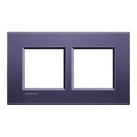 MARCO 2 ELEMENTOS LILA BTICINO LIVINGLIGHT LNA4802M2CB