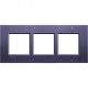 MARCO 3 ELEMENTOS LILA BTICINO LIVINGLIGHT LNA4802M3CB