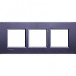 MARCO 3 ELEMENTOS LILA BTICINO LIVINGLIGHT LNA4802M3CB