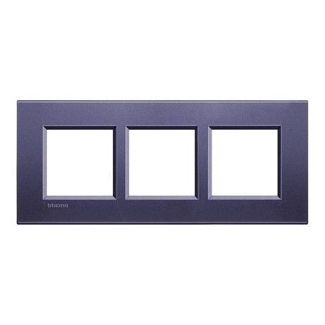 MARCO 3 ELEMENTOS LILA BTICINO LIVINGLIGHT LNA4802M3CB