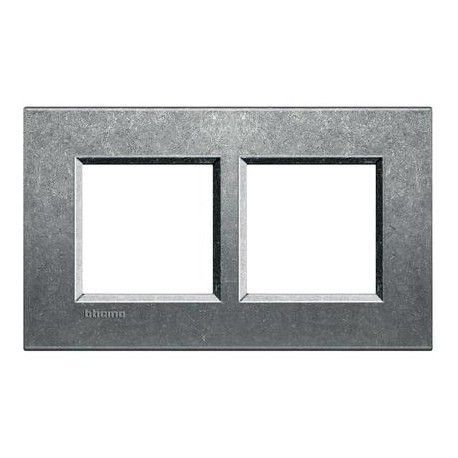 MARCO 2 ELEMENTOS NATIVO BTICINO LIVINGLIGHT LNA4802M2NA
