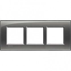 MARCO 3 ELEMENTOS NIEBLA BTICINO LIVINGLIGHT LNA4802M3KF