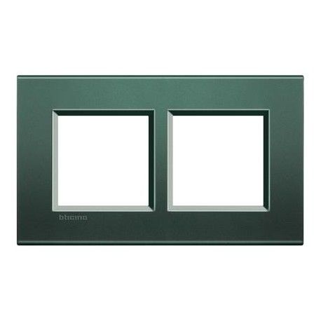 MARCO 2 ELEMENTOS VERDE BTICINO LIVINGLIGHT LNA4802M2PK