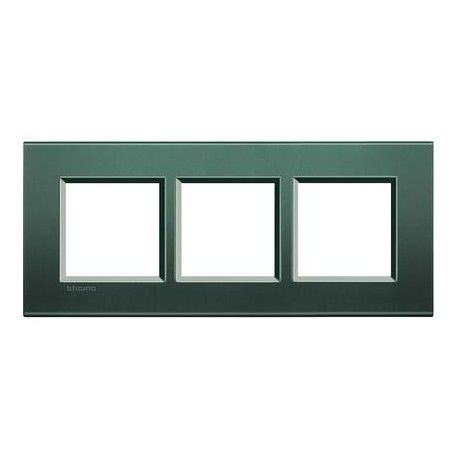 MARCO 3 ELEMENTOS VERDE PULIDO BTICINO LIVINGLIGHT LNA4802M3PK