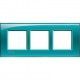 MARCO 3 ELEMENTOS VERDE OCEANO BTICINO LIVINGLIGHT LNA4802M3VD