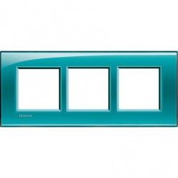 MARCO 3 ELEMENTOS VERDE OCEANO BTICINO LIVINGLIGHT LNA4802M3VD