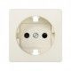 TAPA MARFIL ENCHUFE 2P + TT LATERAL + SEGURIDAD SIMON 82