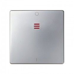 TECLA ALUMINIO INTERRUPTOR BIPOLAR 16A CON PILOTO SIMON 82 82032-33