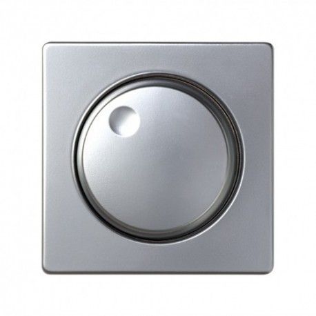 TAPA + BOTON ALUMINIO REGULADOR ELECTRONICO SIMON 82 82054-33
