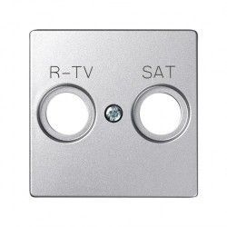 TAPA ALUMINIO TOMA R-TV + SAT SIMON 82 82097-33