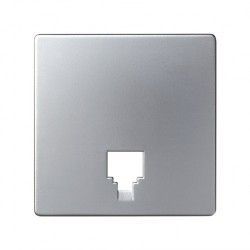 TAPA ALUMINIO TOMA DE TELEFONO  SIMON 82
