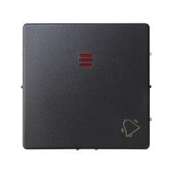TECLA GRAFITO PULSADOR CAMPANA CON LUMINOSO SIMON 82 82015-38