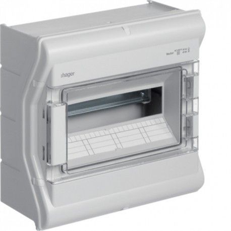 CAJA DE SUPERFICIE 12 ELEMENTOS ESTANCO IP65 HAGER VE112E
