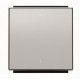 TECLA SIN VISOR PLATA ON-OFF NIESSEN SKY 8501.2 PL