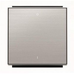 TECLA SIN VISOR ACERO INOXIDABLE ON-OFF NIESSEN SKY 8501.2 AI