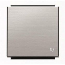 TECLA ACERO INOXIDABLE CON SIMBOLO TIMBRE NIESSEN SKY 8504 AI