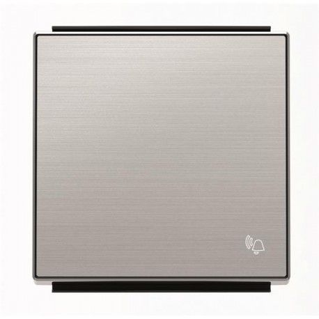 TECLA ACERO INOXIDABLE CON SIMBOLO TIMBRE NIESSEN SKY 8504 AI