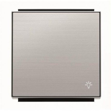 TECLA ACERO INOXIDABLE CON SIMBOLO LUZ NIESSEN SKY 8504.2 AI