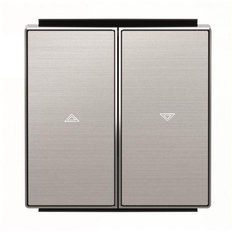 TECLA DOBLE ACERO INOXIDABLE PERSIANAS NIESSEN SKY 8544 AI