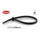 BRIDA NEGRA DE POLIAMIDA U61X 12,7x1200 MM BOLSA 100 UD. UNEX 2298-0