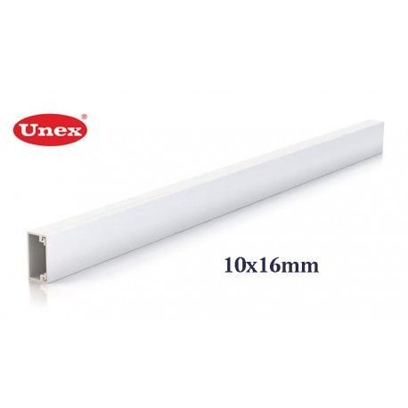 CANALETA BLANCA 10x16 MM U23X UNEX 78021-2