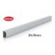 CANALETA GRIS 20x30 MM U23X UNEX 78043-04