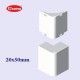 ANGULO EXTERIOR BLANCO 20x50 MM U24X UNEX 78295-2