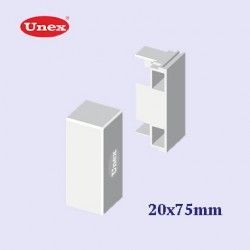 TAPA FINAL BLANCA 20x75 MM U24X UNEX 78397-2
