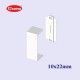 CUBREJUNTAS BLANCA 10x22 MM U24X UNEX 78522-2
