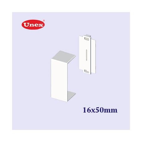 CUBREJUNTAS BLANCA 16x50 MM U24X UNEX 78535-2