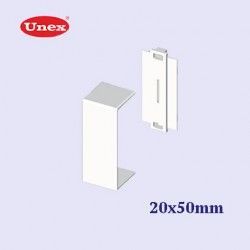 CUBREJUNTAS BLANCA 20x50 MM U24X UNEX 78545-2