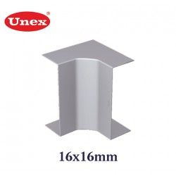 ANGULO INTERIOR GRIS 16x16 MM U24X UNEX 78331-04