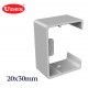 CUBREJUNTAS GRIS 20x30 MM U24X UNEX 78543-04