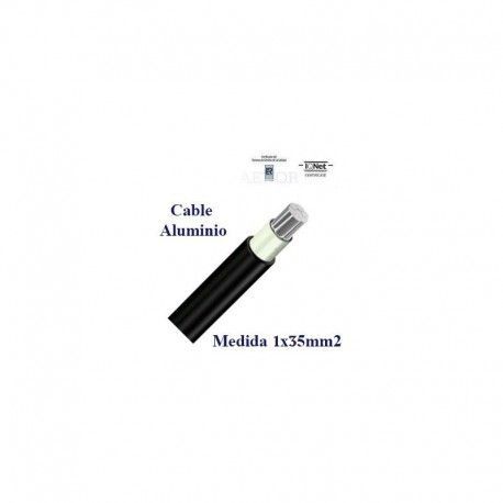 CABLE DE ALUMINIO UNIPOLAR 1x35 MM2 1000V - PRECIO POR METROS