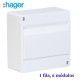 CAJA AUTOMATICOS DE SUPERFICIE SIN PUERTA 12 MODULOS HAGER VD112NE