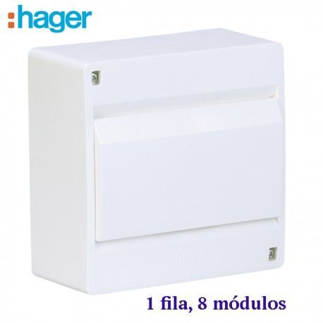 CAJA AUTOMATICOS DE SUPERFICIE SIN PUERTA 8 MODULOS HAGER VD108NE