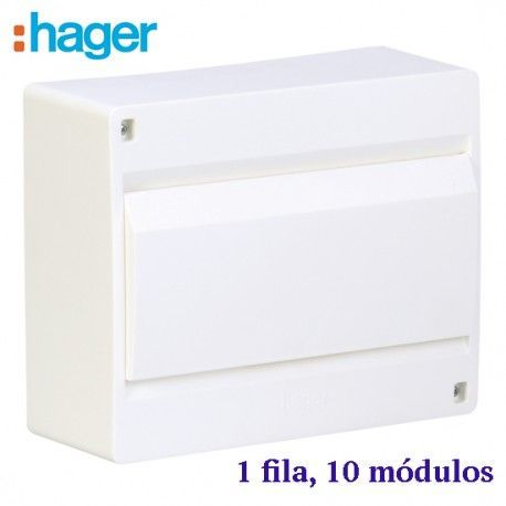 CAJA AUTOMATICOS DE SUPERFICIE SIN PUERTA 10 MODULOS HAGER VD110NE