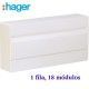 CAJA AUTOMATICOS DE SUPERFICIE SIN PUERTA 18 MODULOS HAGER VD118NE