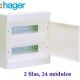 CAJA AUTOMATICOS DE SUPERFICIE SIN PUERTA 24 MODULOS HAGER VD212NE