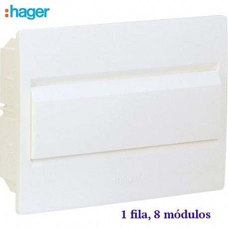 CAJA AUTOMATICOS DE EMPOTRAR SIN PUERTA 8 MODULOS HAGER VR108NE