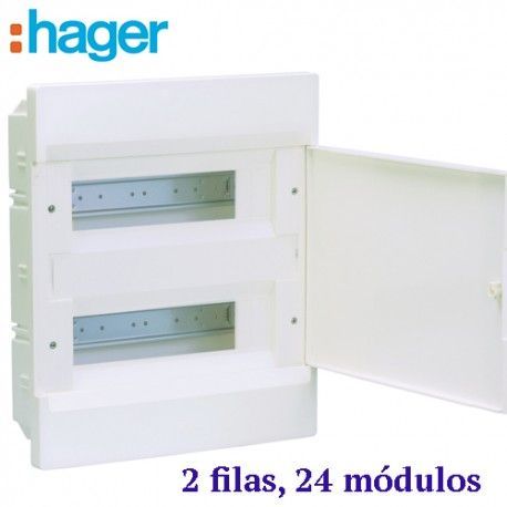 CAJA AUTOMATICOS DE EMPOTRAR SIN PUERTA 24 MODULOS HAGER VR212NE