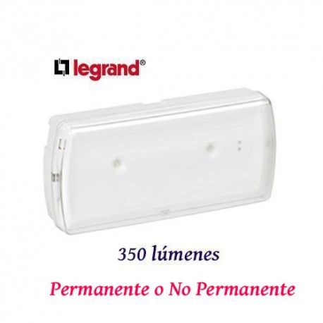 LUZ DE EMERGENCIA LED PERMANENTE 350 LUMENES URA21 LEGRAND 661607
