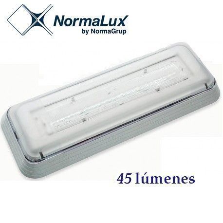 LUZ DE EMERGENCIA LED NO PERMANENTE 45 LUMENES NORMALUX DUNNA D-60L