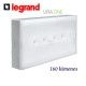 LUZ DE EMERGENCIA LED NO PERMANENTE 160 LUMENES URA ONE LEGRAND 661622
