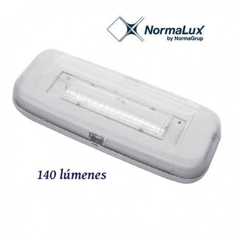 LUZ DE EMERGENCIA LED NO PERMANENTE 140 LUMENES NORMALUX STYLO S-150L