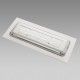 MARCO EMPOTRABLE PARA LUCES DE EMERGENCIA LED SERIE DUNNA 349X148X20MM NORMALUX D-MEL