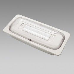 MARCO EMPOTRABLE PARA LUCES DE EMERGENCIA LED SERIE STYLO 281X130MM NORMALUX S-ME