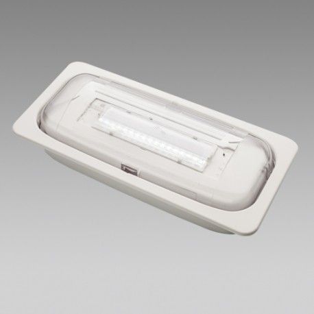MARCO EMPOTRABLE PARA LUCES DE EMERGENCIA LED SERIE STYLO 281X130MM NORMALUX S-ME