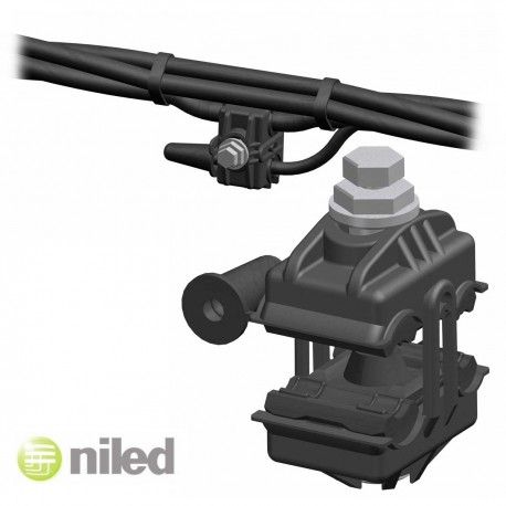 CONECTOR NILED DE DERIVACION A PERFORACION SIMULTANEA REDES AEREAS AISLADAS P-4