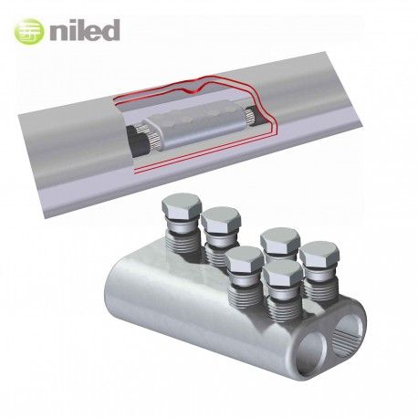 CONECTOR NILED DE DERIVACION CON TORNILLOS PARA REDES SUBTERRANEAS MDT-240/95